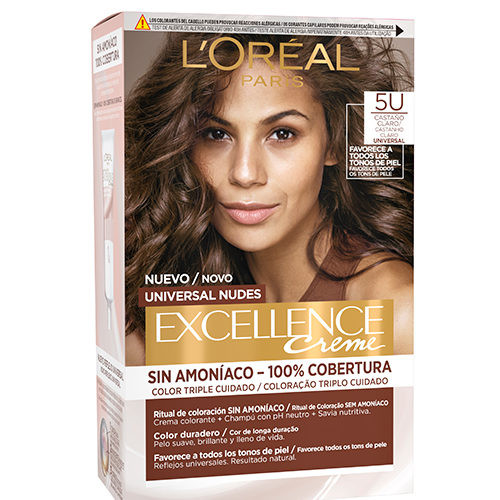 COLORANTE LOREAL EXCELLENCE 5U CASTANHO CLARO