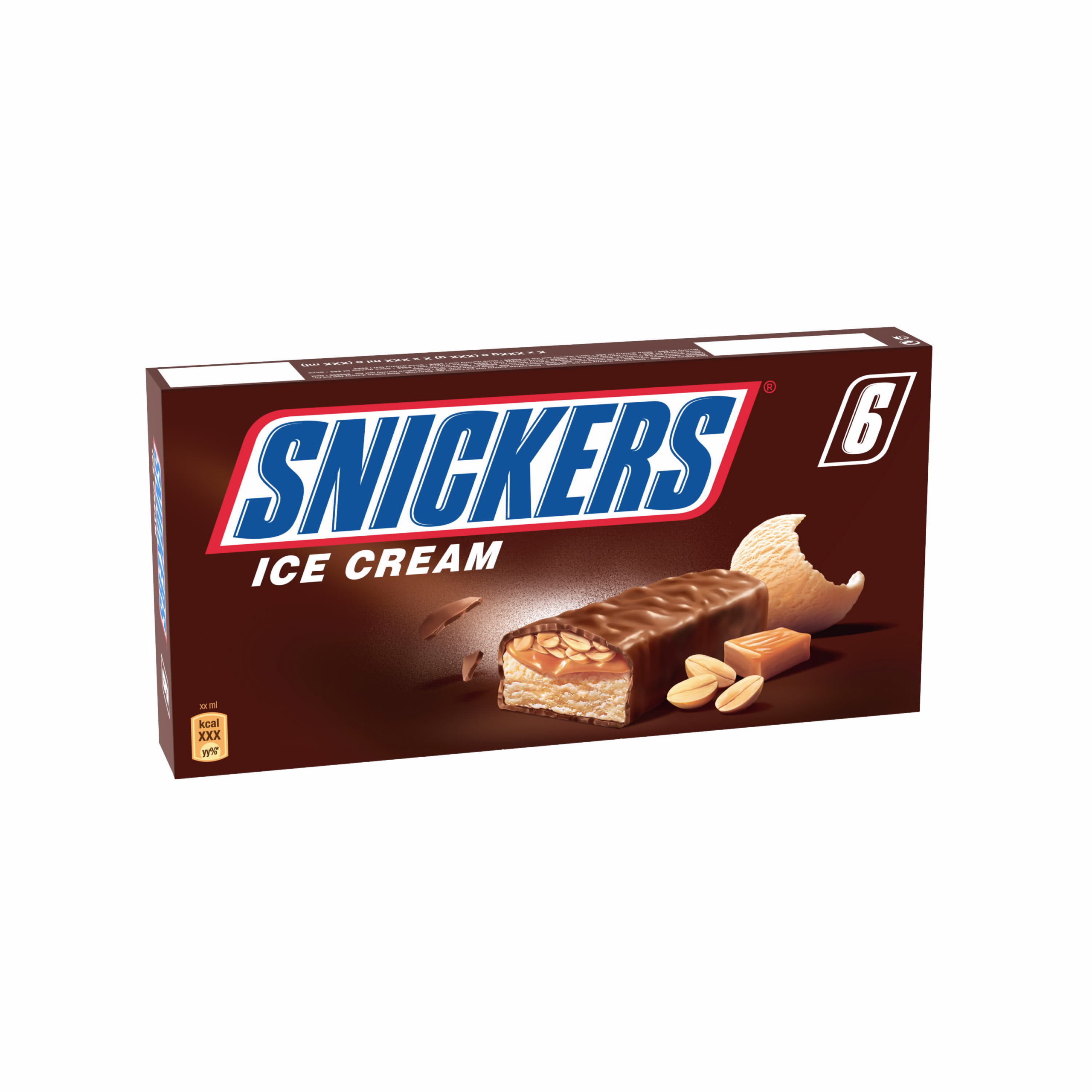 GELADO SNICKERS 6X40,3ML BARRA