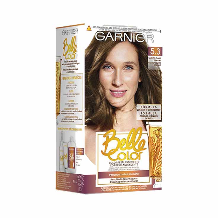 COLORANTE BELLE COLOR 5.3 CASTANHO CLARO DOURADO