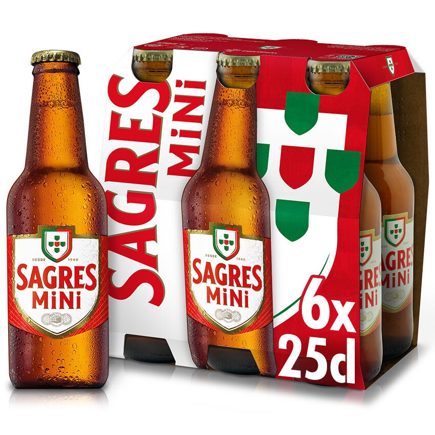 CERVEJA SAGRES 6X25CL