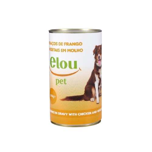 ALIMENTO HÚMIDO CÃO AVES ELOU 1240GR - Image 2