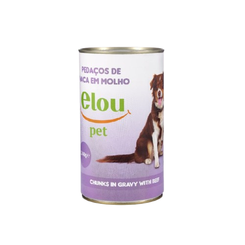 ALIMENTO HÚMIDO CÃO VACA ELOU 1240GR - Image 2