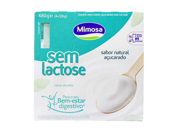 IOG 0% LACT NATURAL AÇUCARADO MIMOSA 4X120G