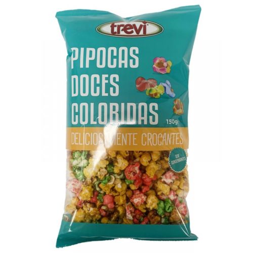 PIPOCAS DOCES COLORIDAS TREVI 150GR