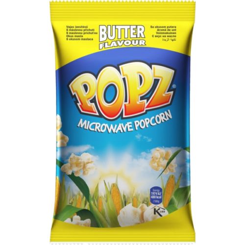 PIPOCAS MANTEIGA MICROONDAS POPZ 90GR