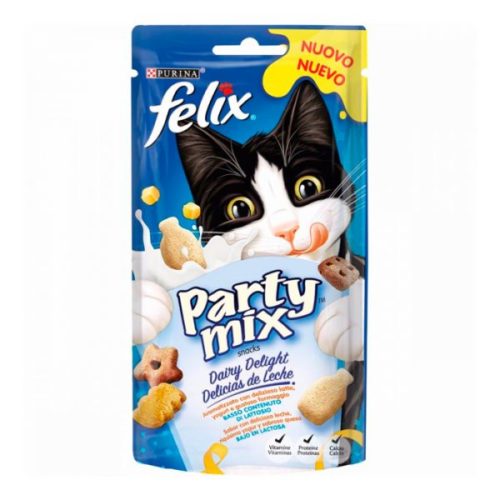 SNACK GATO FELIX PARTY MIX DAIRY DELIGHT 60GR