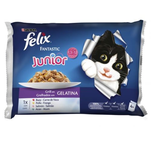 ALIM GATO FELIX FANTAST JUNIOR 4X85G