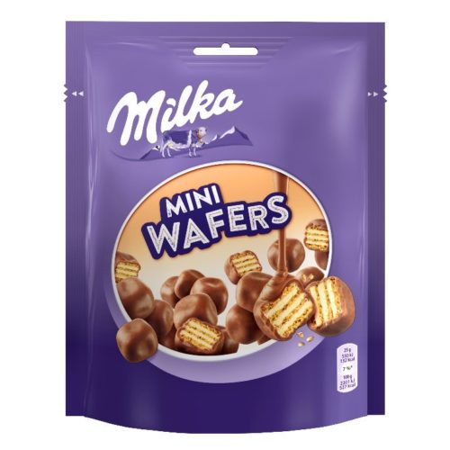 BOLACHAS WAFERS MINI MILKA 110GR