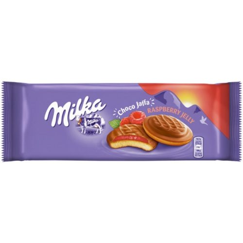 BOLACHAS CHOCO JAFFA C/RECHEIO FRAMBOESA MILKA 147G
