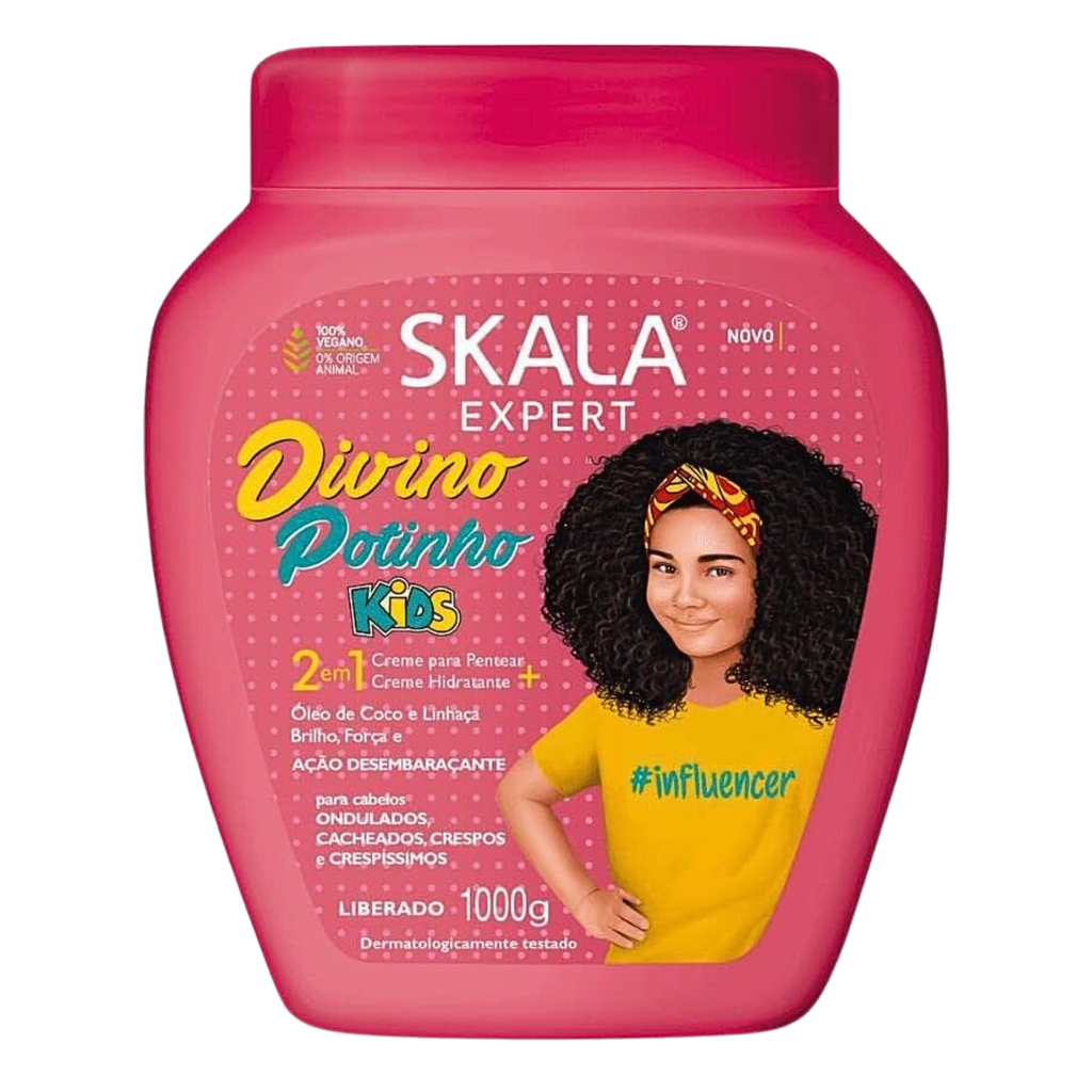 MÁSCARA CABELO 2 EM 1 DIVINO POTINHO KIDS SKALA 1L - Image 2