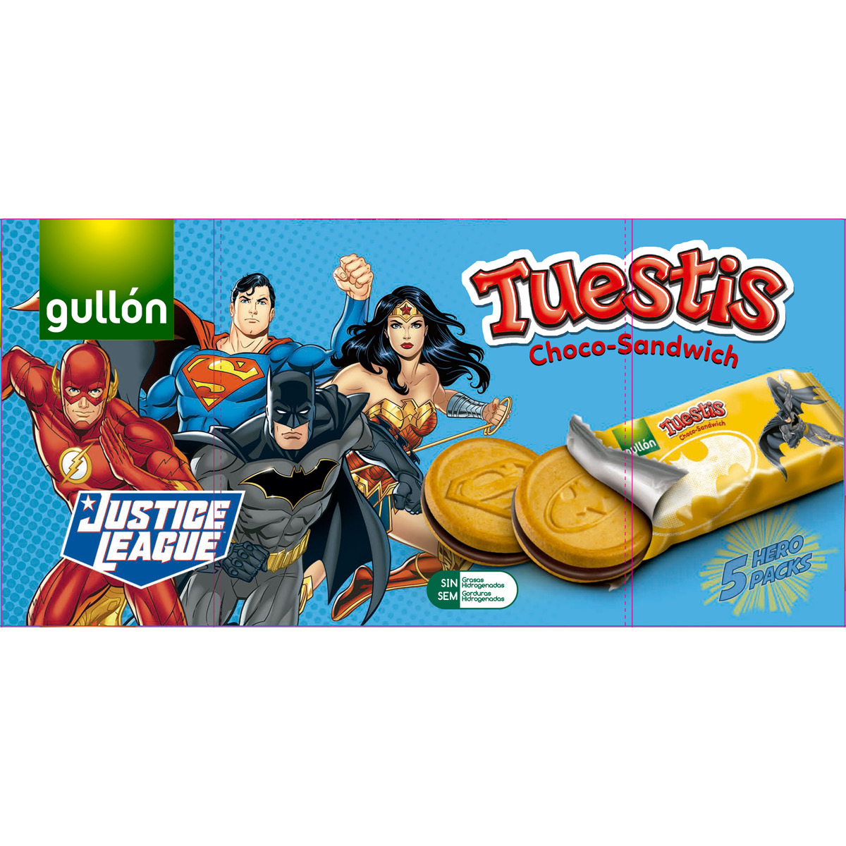 BOLACHAS TUESTIS CHOCO SANDWICH GULLON 220GR