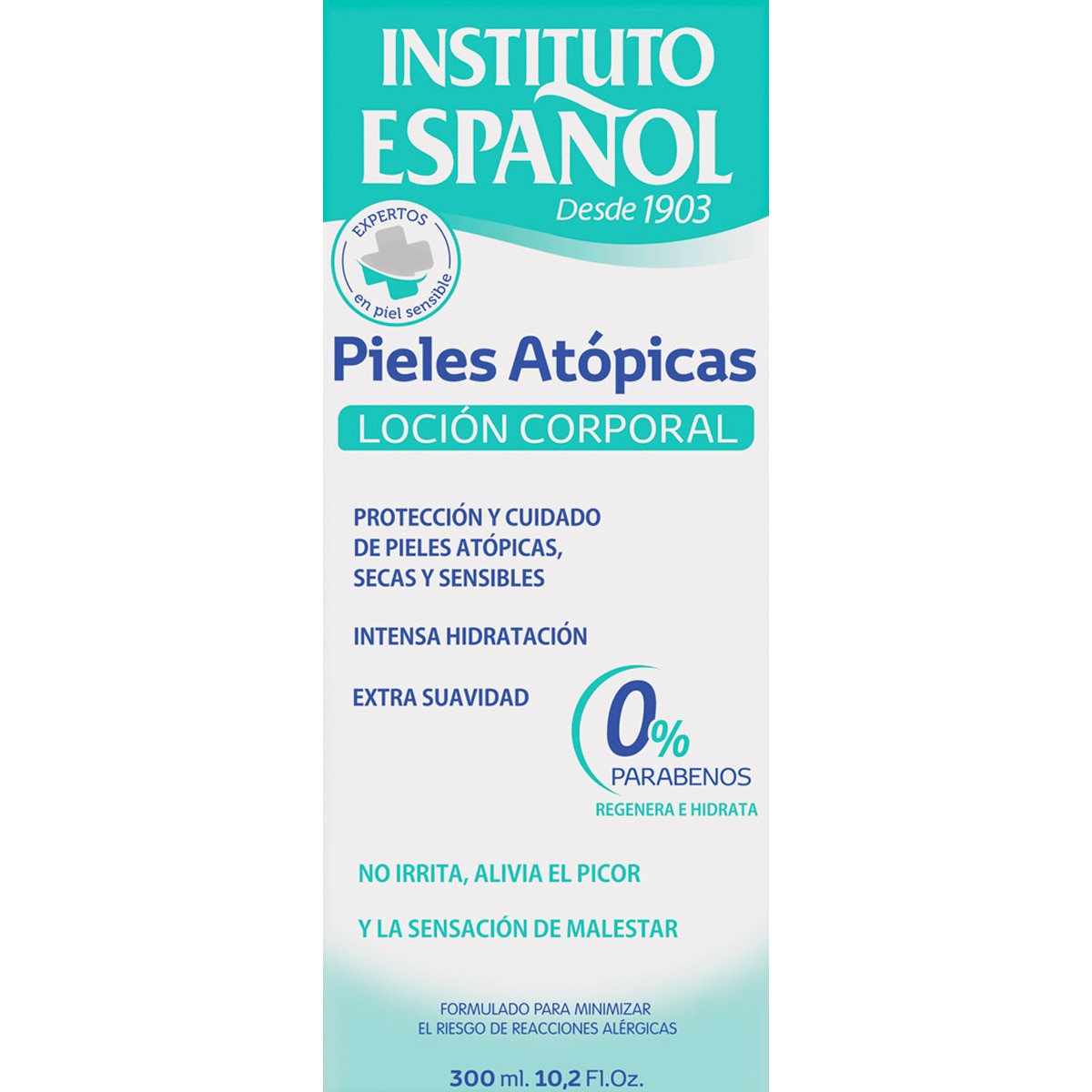 LOÇÃO CORPORAL PELE ATOPICA INSTITUTO ESPANHOL 300ML