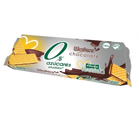 WAFFER CHOCOLATE S/AÇUCAR FLORBU 150G