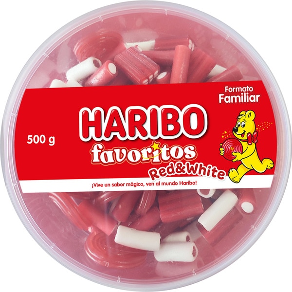 GOMAS RED & WHITE HARIBO 500GR
