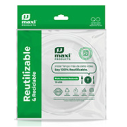 PRATO PLASTICO REUTILIZAVEL 22CM 10U 1003R