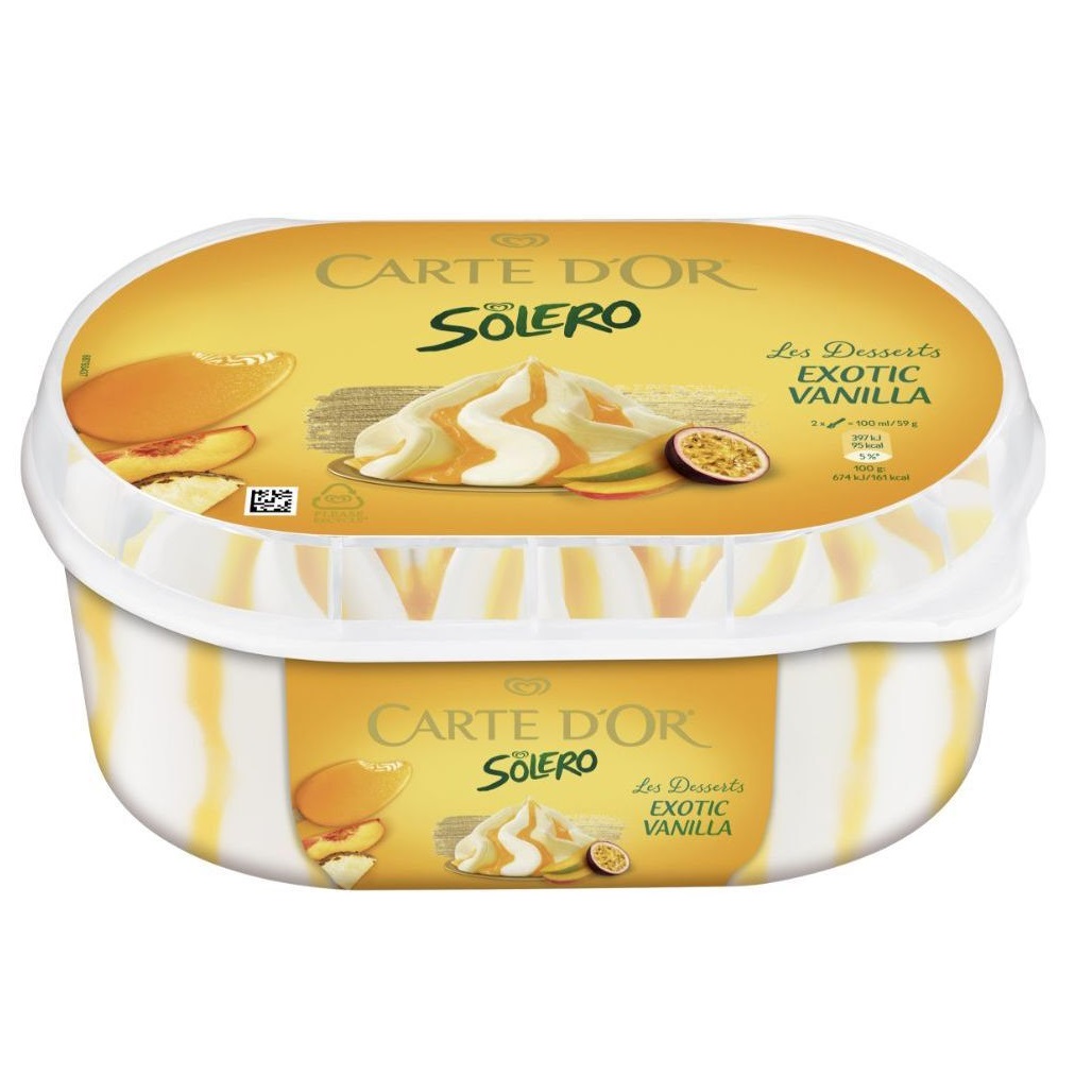 GELADO CARTE D'OR SOLERO 850ML