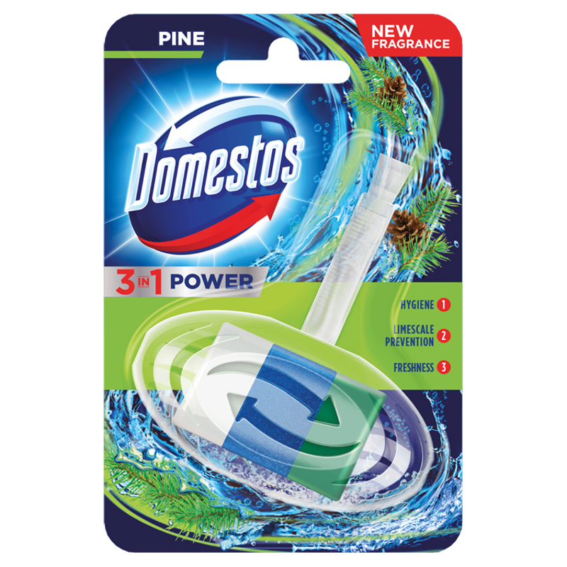 BLOCO SANITARIO DOMESTOS 3EM1 POWER PINHO