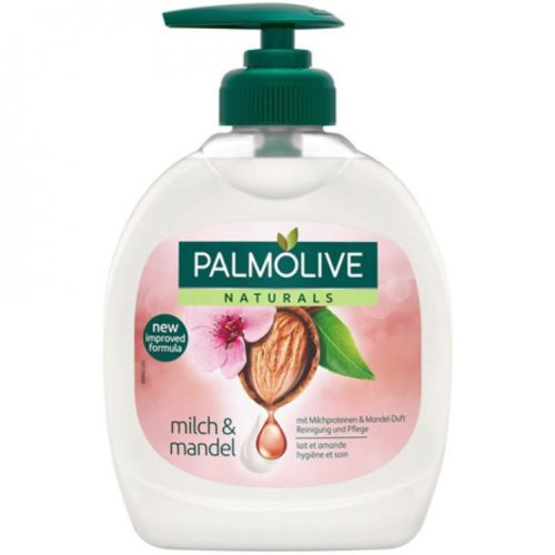 SABONETE LIQUIDO PALMOLIVE LEITE AMENDOAS 300ML