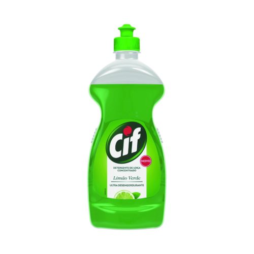 DET LOIÇA CIF ACT GEL LIMÃO VERDE 600ML