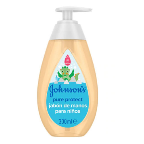 SABONETE MÃOS JOHNSONS BABY PURE PROTECT 300ML
