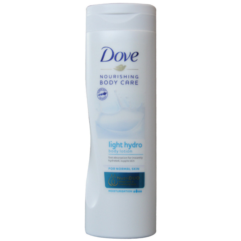 CREME LIGHT HYDRO DOVE 400ML BODY MILK