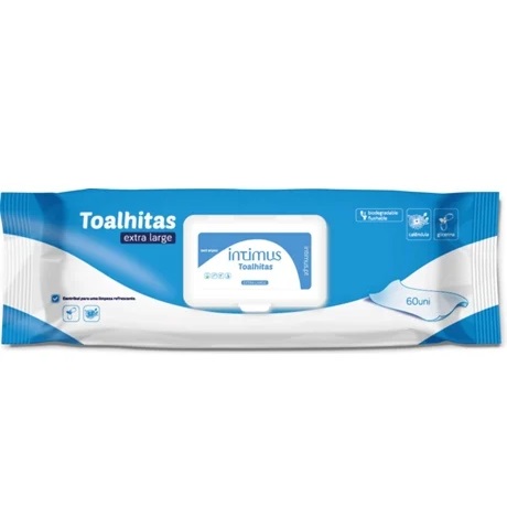 TOALHITAS ADULTO EXTRA LARGE INTIMUS 60U