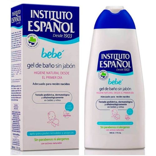 GEL BANHO BEBE S/SABÃO INSTITUTO ESPANHOL 500ML