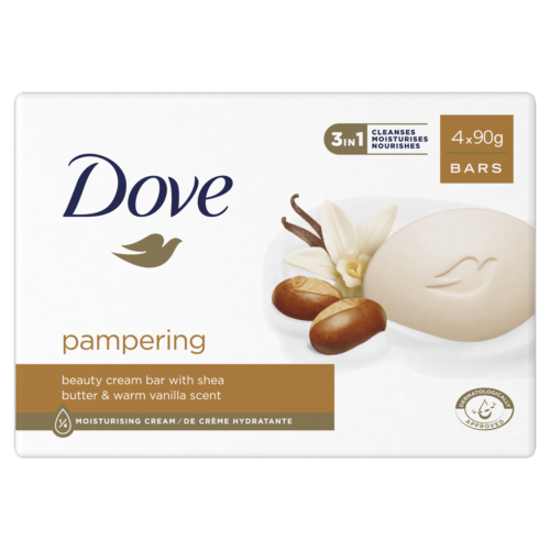 SABONETE DOVE SHEA BUTTER 4X90G