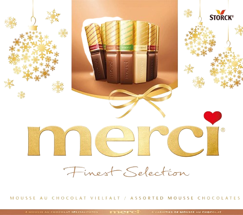 BOMBOM MERCI MOUSSE SORTIDO 210G