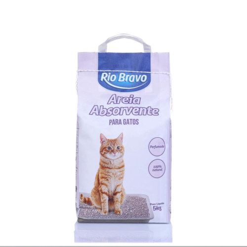 AREIA P/GATO PERFUMADA RIO BRAVO 5KG