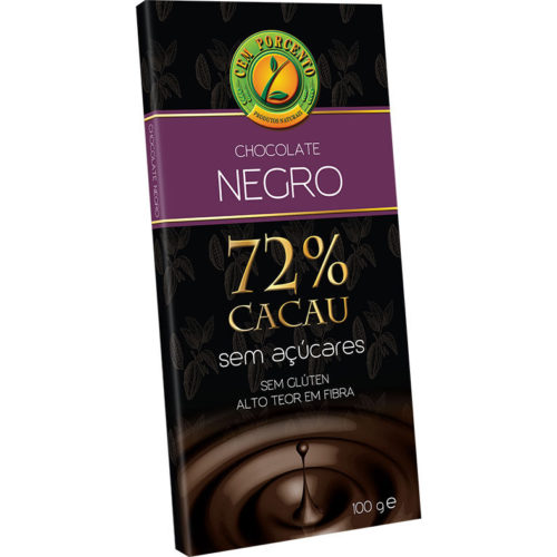 CHOCOLATE NEGRO CEM PORCENTO BOL VIDA 130G