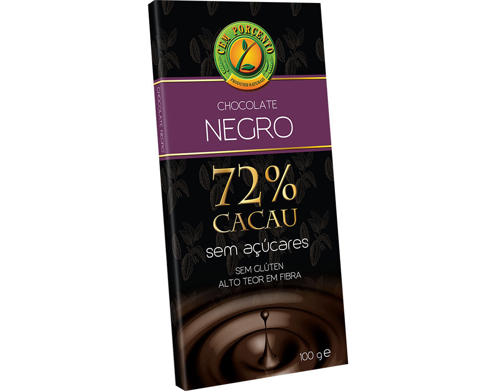 CHOCOLATE NEGRO CEM PORCENTO BOL VIDA 130G