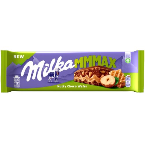 TABLETE CHOCOLATE NUTTY CHOCO WAFER MILKA 270G