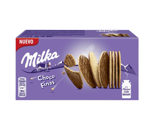 BOLACHA MILKA CHOCO FINAS 126G