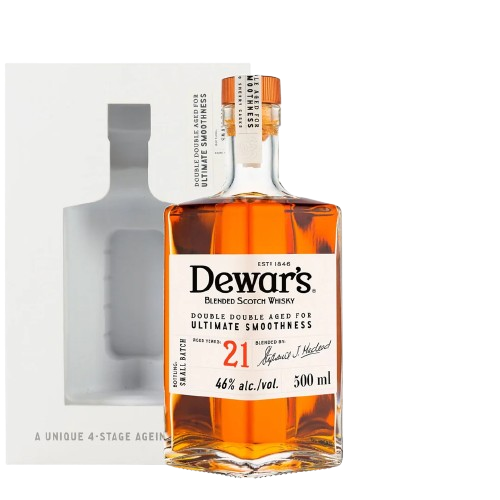 WHISKY DEWAR'S 21 YEARS OLD QUADRUPLE 50CL