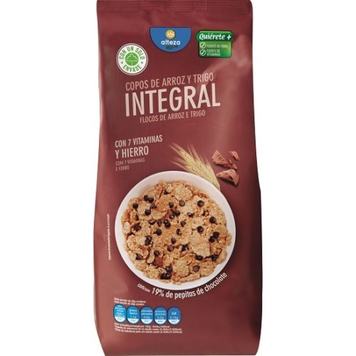 CEREAIS INTEGRAIS ARROZ TRIGO CHOCOLATE ALTEZA 350G