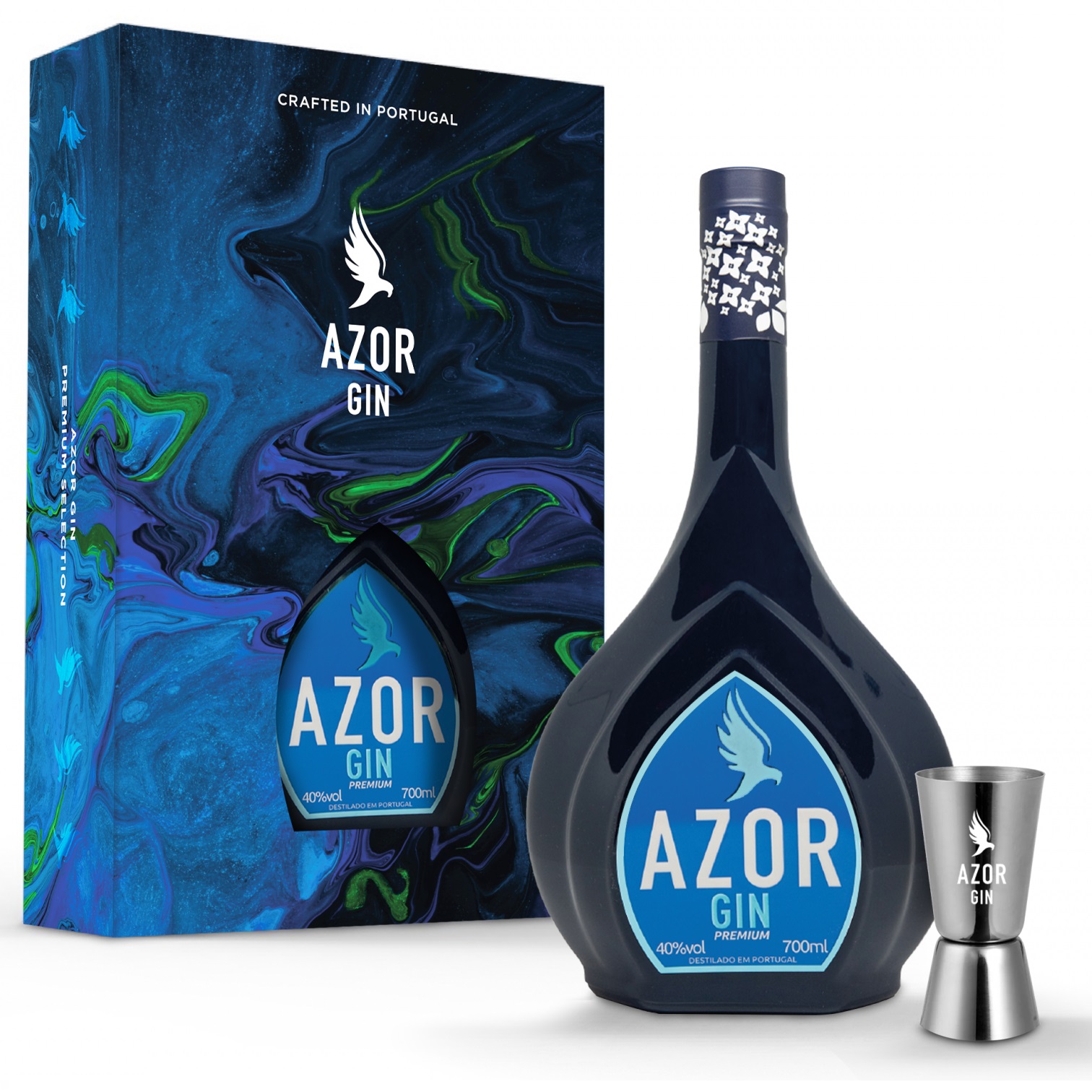 GIN AZOR PREMIUM C/DOSEADOR 70CL