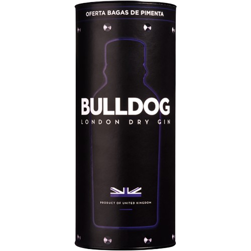 GIN BULLDOG LONDON DRY 70CL + TUBO + ESPECIARIAS