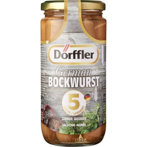 SALSICHAS BOCKWURST DORFFLER FRASCO 5X50GR
