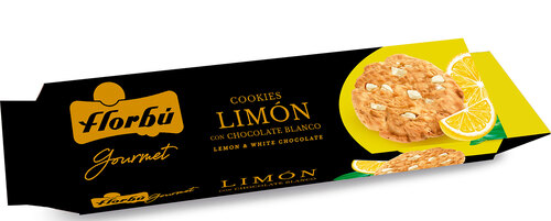 COOKIES LIMÃO CHOCOLATE BRANCO FLORBU 120G