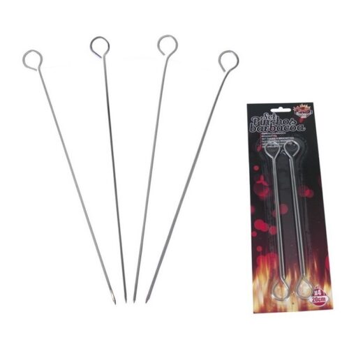 ESPETOS CHURRASCO GERIMPORT 4X20CM
