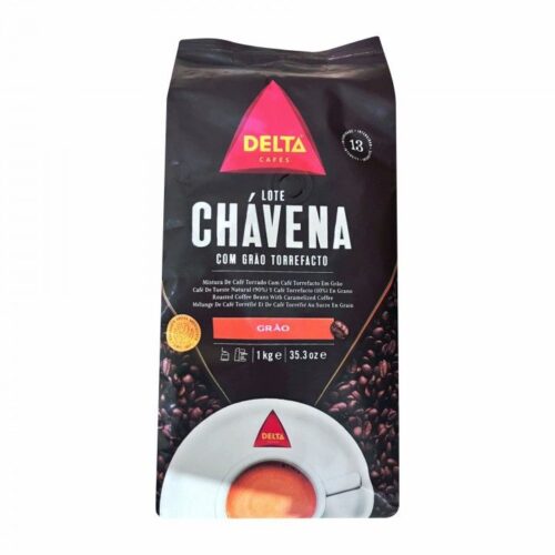 CAFE GRÃO LOTE CHAVENA COM TORREFACTO INT 13 DELTA 1KG