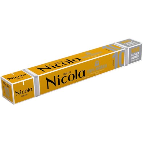 CAFÉ ARÁBICA NICOLA 10 CÁPSULAS ALUMÍNIO