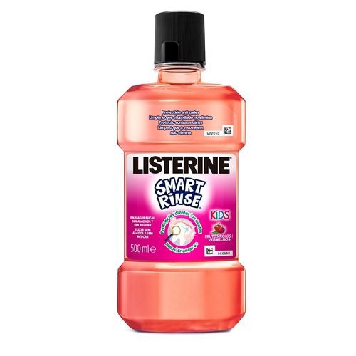 ELIXIR LISTERINE DENTES CRIANÇA FRUTOS VERMELHOS 500ML