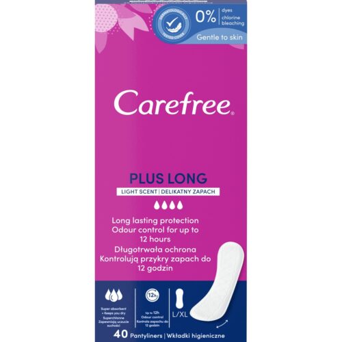 PENSO DIÁRIO PROTEGESLIP PLUS LONG CAREFREE 40U