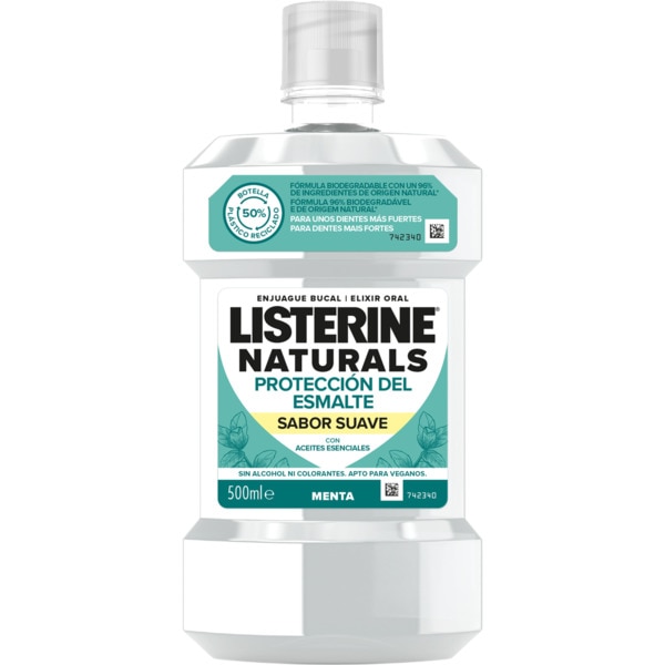 ELIXIR LISTERINE PROTEÇÃO DE ESMALTE SABOR SUAVE 500ML
