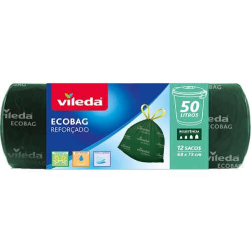 SACO LIXO ECOBAG VILEDA STYLE 50L 12U FF