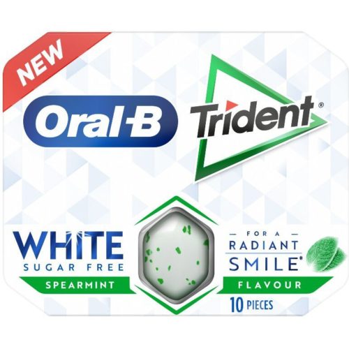 PASTILHA FREE SUGAR WHITE SPEARMINT TRIDENT ORAL-B 17GR