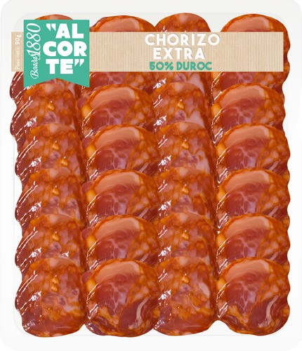 CHOURIÇO EXTRA FATIADO 50% DUROC BOADAS 90GR