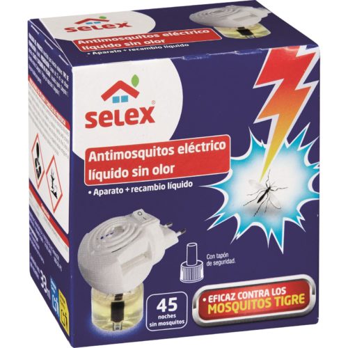 INSECTICIDA SELEX ELECTRICO APARELHO + 1RECARGA 45NOITES